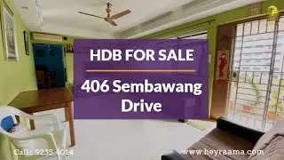 For Sale 406 Sembawang Drive. Rare 4 room flat for Sale near Sembawang MRT.