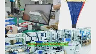 Custom LVDS Cable EDP Cabel Assembly OEM ODM Wire Harness LVDS Flat Cable for Medical Equipment