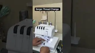 Заправка ниток в оверлоке #Шитье #Оверлок #HeavyDutySerger