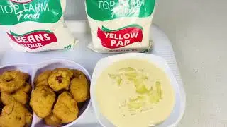 Beans Flour (Akara) and Yellow Pap by Top Farm Foods. #Thinkfood #Thinkus