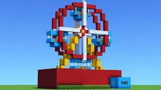 Урок Minecraft: как сделать колесо обозрения «Ярмарка. Часть 10»