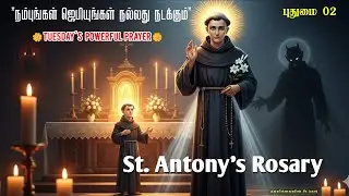 🙏 புனித அந்தோணியார் புதுமை & ஜெபமாலை | Tuesday’s Miracle Prayer | Anthoniyar Jebam | St. ANTONY