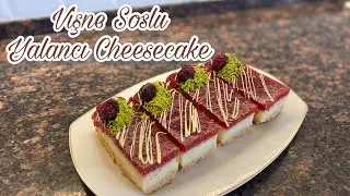Vişne Soslu Yalancı Cheesecake | Nasıl Yapılır? | Pratik Tarifler #3