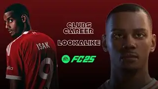 How to create ALEXANDER ISAK in EA FC 25 - TUTORIAL Face Creation