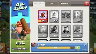 Clash Of Clans | Clan Games 25 jan