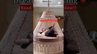 My dream bed swing. #ytshortsindia #shorts