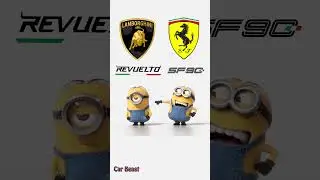 Lamborghini Revuelto Vs Ferrari Sf90 funny #car #automobile #asmr #ferrari #lamborghini #money #fyp
