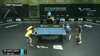 Alexis Lebrun/Felix Lebrun vs Finn Luu/Nicholas Lum | WTT Contender Novo Mesto 2021 | MD | Qual
