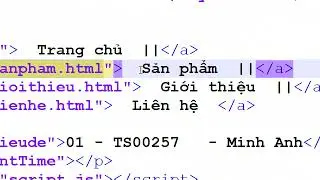 #WEB107 Hướng Dẫn Sử Dụng Thẻ A Để Tạo Menu Trong HTML