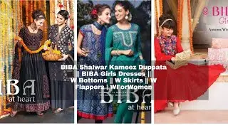 BIBA Shalwar Kameez Duppata || BIBA Girls Dresses || W Bottoms || W Skirts || W Flappers | WForWomen