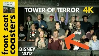 Tower Of Terror POV 4K On-Ride Hollywood Studios Disney World Drop Tower 2017 OMG LOOK AT THAT DUDE!