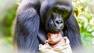 Gentle Giant: A Gorilla's Unbreakable Bond with a Human Baby #AI #Sora #OpenAI