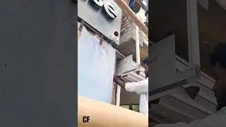 framing process for ACP cladding #acpsheet #ytshorts #fabrication