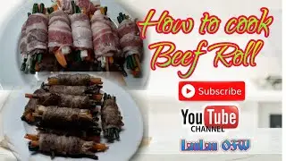 #71 How to cook beef roll/Simple recipe/LanLan OFW