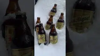 San Miguel Beer / On Snow! ❄️ Chill! #short