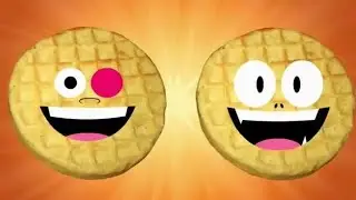 Teen Titans Go! Waffles Song with Beast Boy and Cyborg