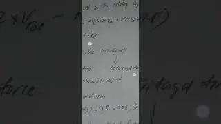 Apparent force in rotating coordinate system