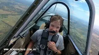 Will's Awesome Yak-52 Warbird Flight - The Hunter Valley - Pilot Jamie Riddell Wine Country Warbirds