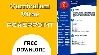 Template CV Menarik dengan PowerPoint | PowerPoint Indonesia