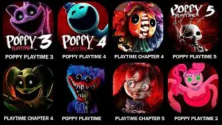 Poppy Playtime Steam Chapter 1, 2, 3, 4, 5 | Poppy Chapter 3, 4 ALL NEW BOSSES + ENDING