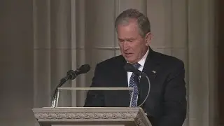 George W. Bush breaks down as he remembers his dad