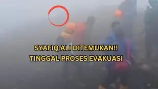 Alhamdulilah survivor Syafiq Ali telah ditemukan di gunung slamet oleh relawan independen