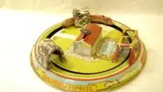 Vintage Marx Honeymoon Express Wind-up Toy 1949 Train