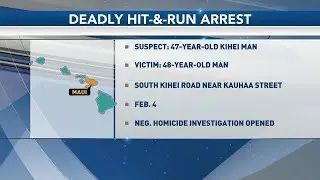 Suspect arrested in fatal Kihei pedestrian hit-and-run