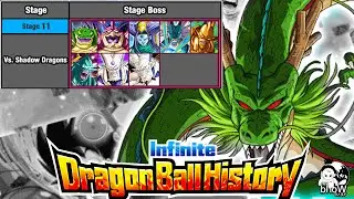 *NO ITEM* Infinite Dragonball History vs Shadow Dragon  | DBZ Dokkan Battle Indonesia
