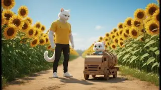 They Made Fun of Snowy Jr’s Cardboard Truck — What Happened Next Shocked Snowy | AI Cat Story