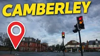 Drive Through Camberley UK 🇬🇧 | Town Centre & High Street Tour (HD) #drive