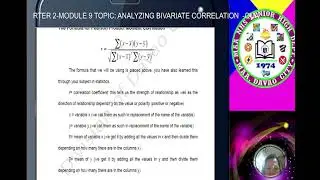 PRACTICAL RESEARCH 2 Q2 MOD 9 ANALYZING BIVARIATE CORRELATION
