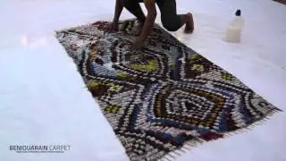 How Wash Your Vintage #Boucherouite #Rug