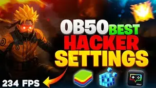 OB50 Best Sensi 🔥 Settings For Free Fire PC FPS Boost Settings Low End PC | BlueStacks 5 | MSI 5