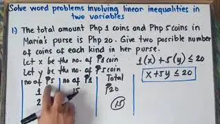 Solve Word Problems Involving Linear Inequalities in Two Variables | Explain in Detailed |