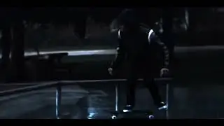 Beautiful video with a skateboard through the program alight motion