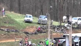 Zeke racing first moto of 2014 Pyramid Valley, WV