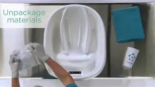 How to use TurtleTub swaddle bathing disposable liners
