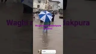 waghi road khadakpura Nanded #nanded city # nanded ki barish #viral #nanded news