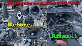 P2074! Replacing Throttle body on Mercedes w204 engine! ( Jeep Patriot ) Blocked EGR!