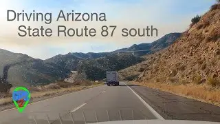 Driving Arizona State Route 87 south | Solo RV Travel and Adventure GPS