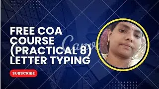 FREE COA COURSE#PRACTICAL 8#TAMIL#ENGLISH