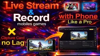 How to Live Stream BGMI from phone without CAPTURE CARD (internal + mic audio)