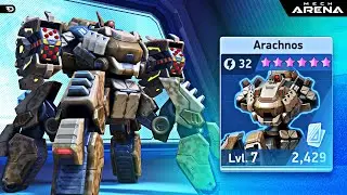 &iquest;Vale la pena mejorar a Arachnos?🔥| Mech Arena