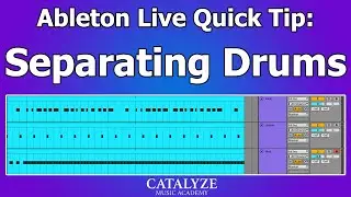 Ableton Live Quick Tip: Separating Drums