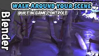 Walk Around Your 3D Scene in Blender (Sooo Cool!)
