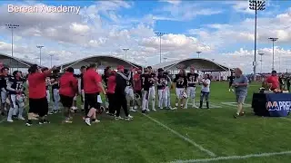Berean Academy in Sierra Vista celebrates first state championship in football