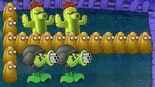 Plant Vs zombies Cactus Vs galting pea Vs Dr.Zomboss