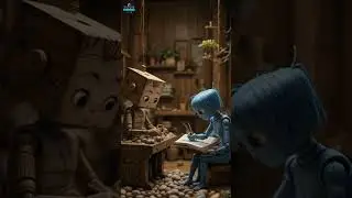 Block & Spruce: Wooden Hearts in a Storm#FutureRoboHub#StopMotion #Minia#CozyStories #StormyTales