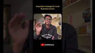 Important Message For Local Business Owners #business #sumitkijourney